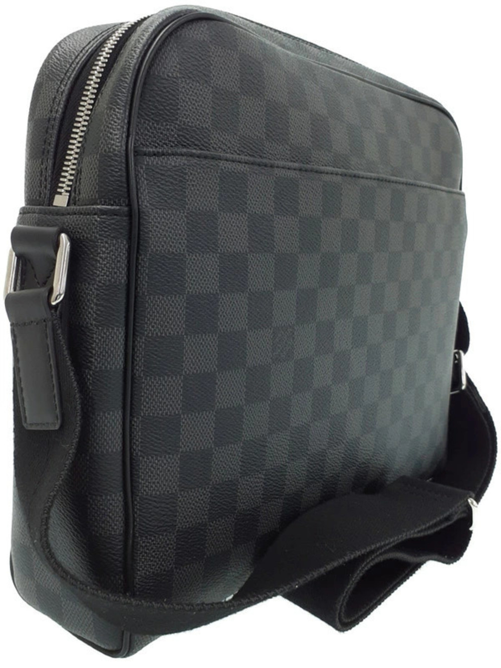 Louis Vuitton Black Dayton Damier Shoulder Graphite Bag Black